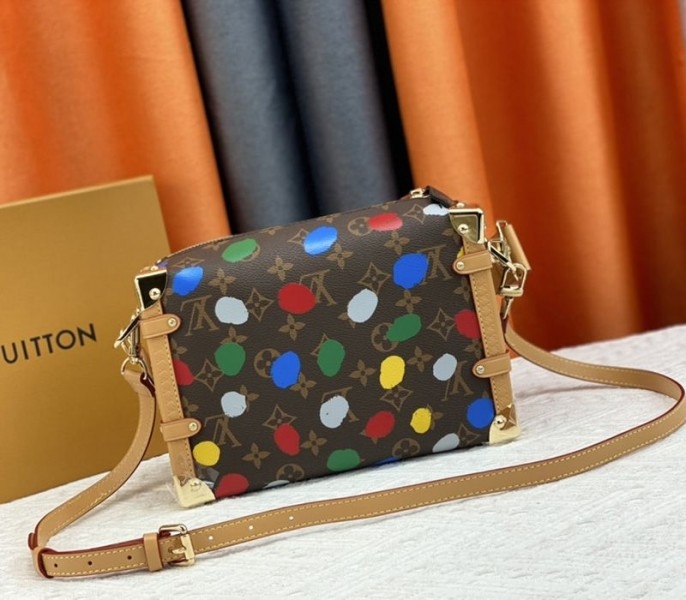 Louis Vuitton X YK Monogram Canvas Side Trunk angle 3