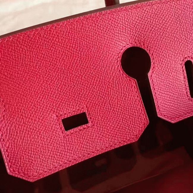 Premium Red Fake Hermes Birkin 30cm High Quality Handbag angle 5