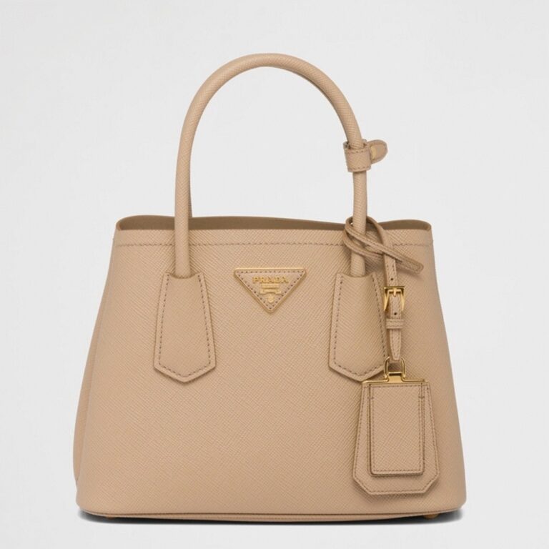 Beige Prada Double Mini Bag Fake