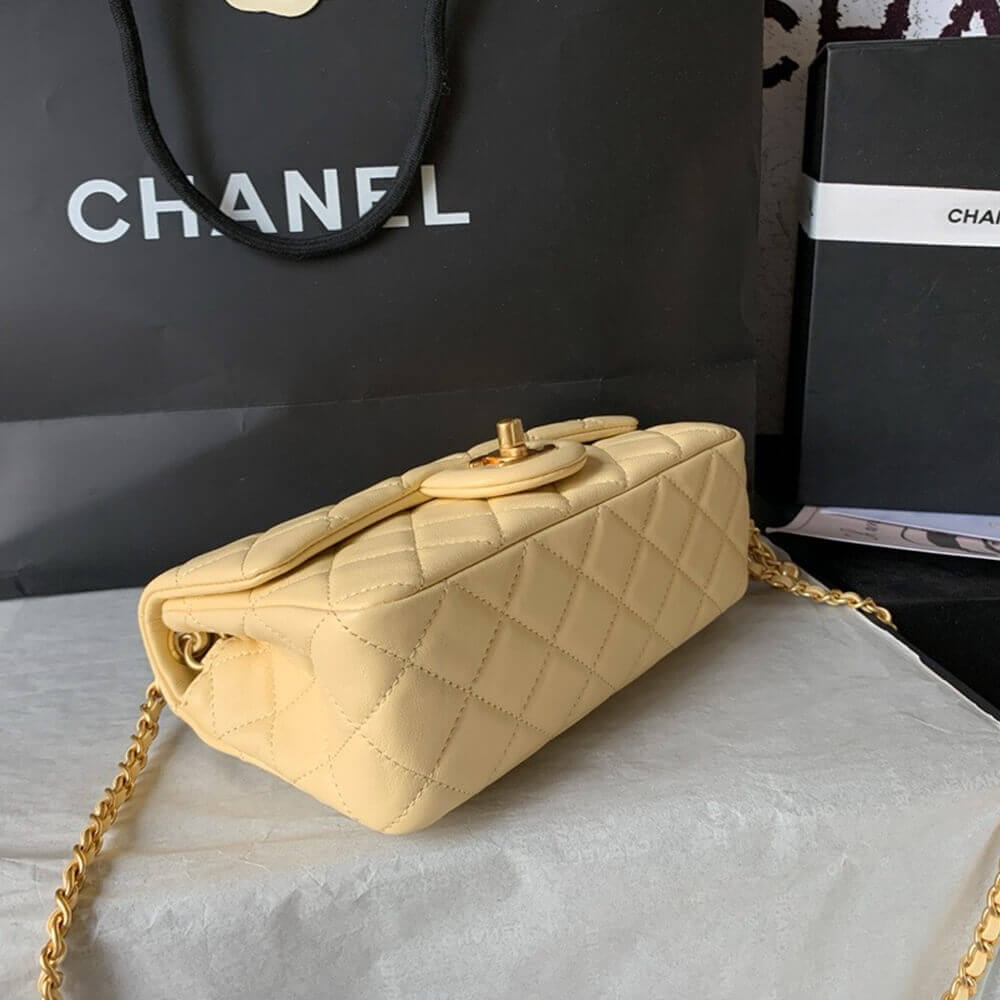 Chanel Pearl Crush Mini Rectangular Flap angle 3