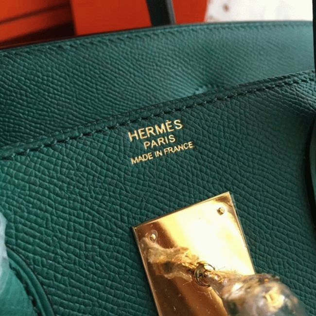 Malachite Shade Copy Hermes Birkin 30cm Replica angle 3