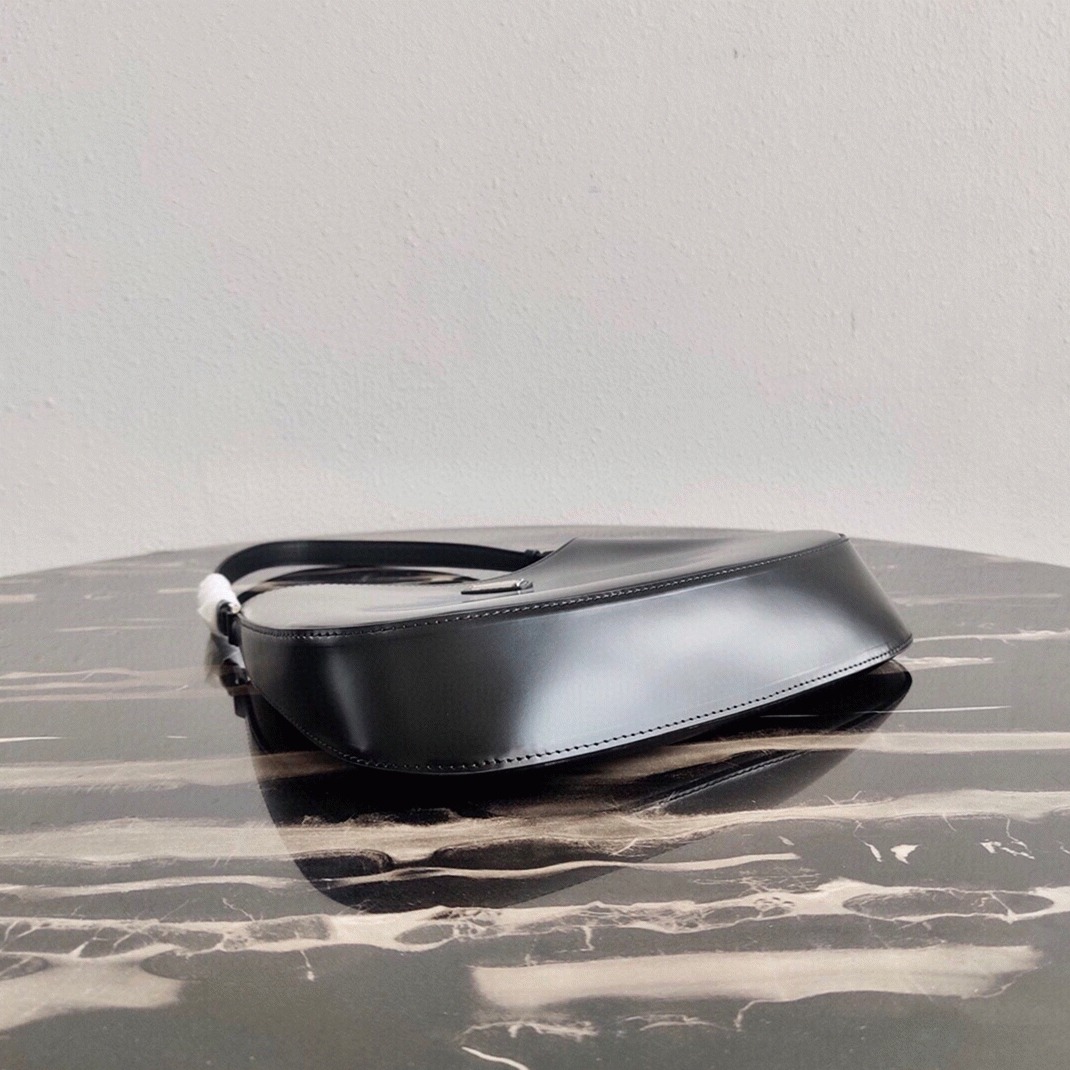 Black Prada Cleo Small Bag Knockoff angle 4