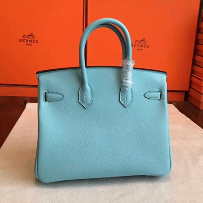 Blue Atoll Hermes Birkin 25CM High-End Replica angle 2