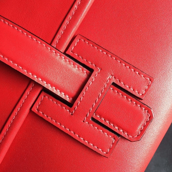 Top quality red replica Hermes Jige Elan 29 clutch bag angle 4