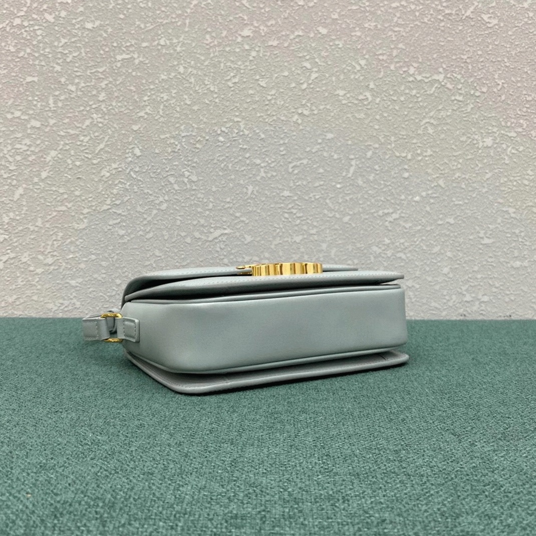 Top Quality Replica Celine Triomphe Teen Bag In Mineral angle 4