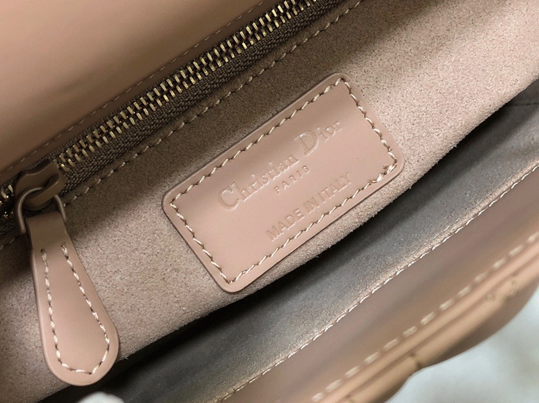 Dior Small Lady Dior My ABCDior Bag Replica in Blush angle 5