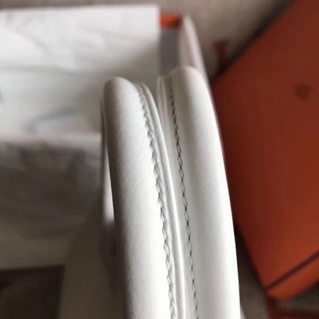 High Quality White Hermes Birkin 30cm Replica Purse angle 5