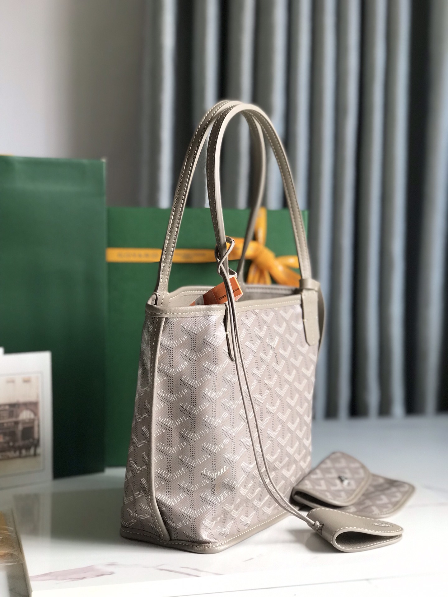 Goyard Reversible Anjou Tote PM angle 2