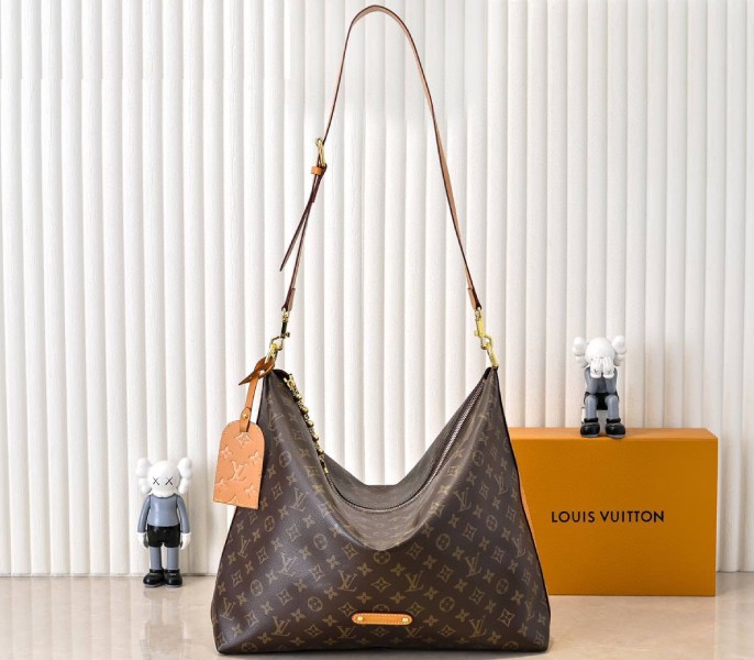 LV Monogram Canvas Vagabond Hobo