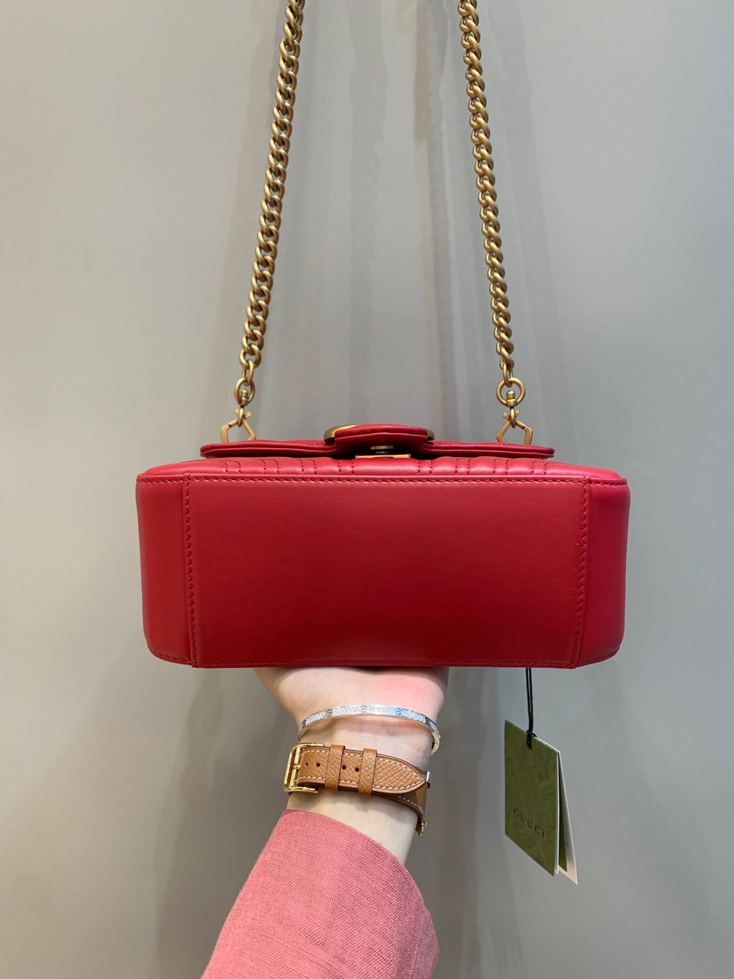 Classic handle bag angle 2