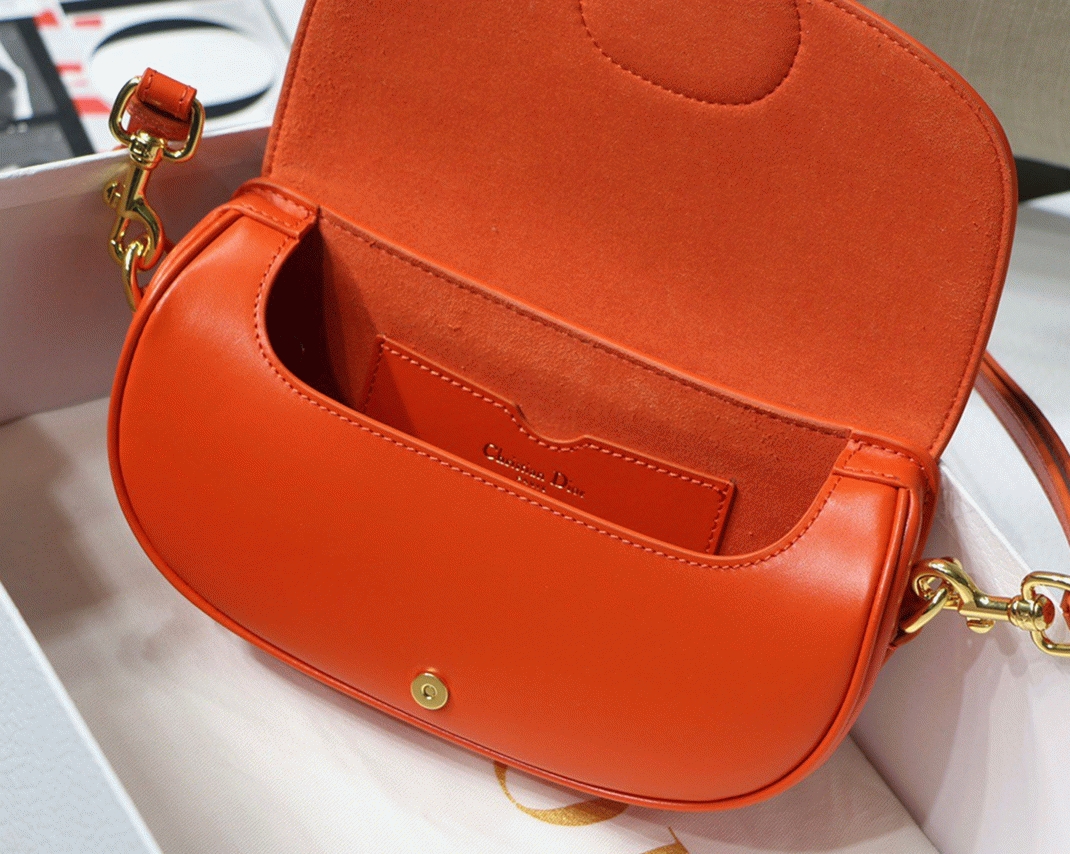 Dior Bobby East-West Bag Replica in Orange angle 5