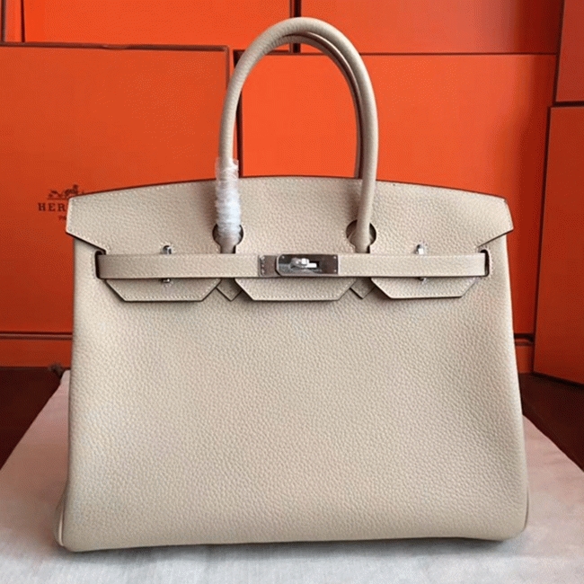 Ivory Replica Hermes Birkin 35CM Classy Handbag
