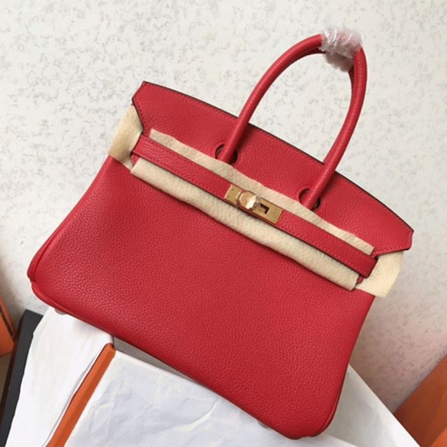 Red Hermes Birkin 25cm AAA Grade Knockoff