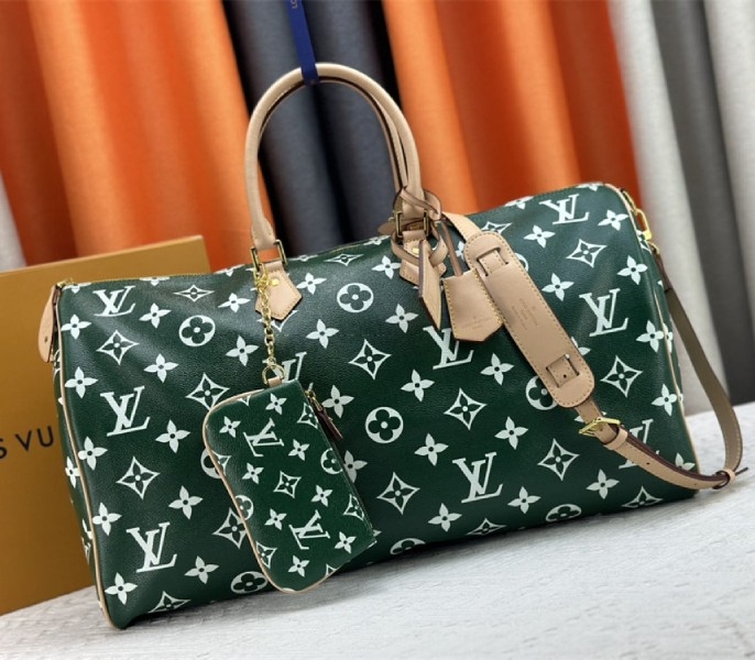 Louis Vuitton Speedy P9 Bandouliere 50 Bag In Green