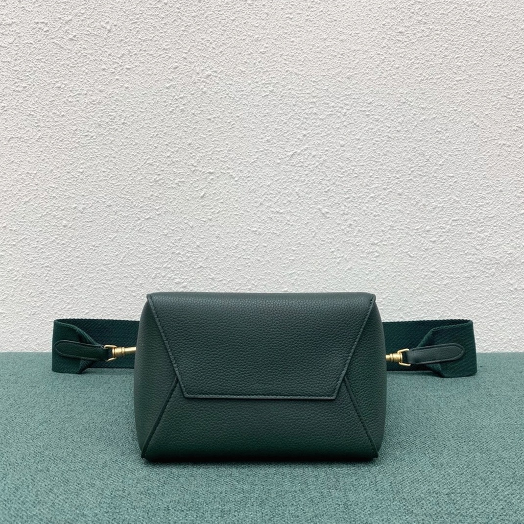 Top Quality Fake Celine Sangle Small Bucket Bag In Amazone Calfskin angle 3
