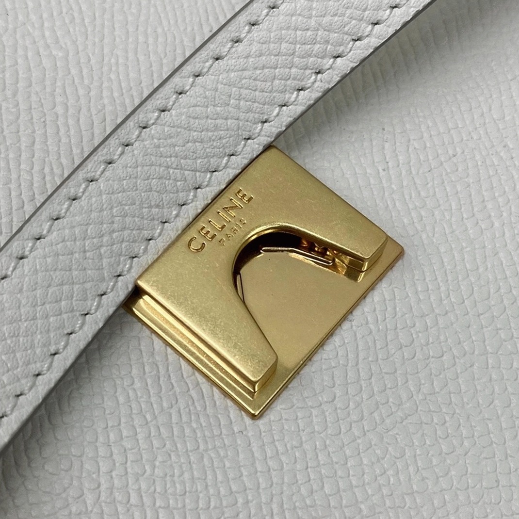 Celine Micro Belt Bag Replica in White angle 4