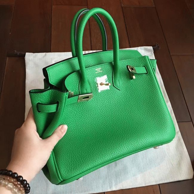 Premium Bamboo Hermes Birkin 25cm Knockoff Handbag angle 2