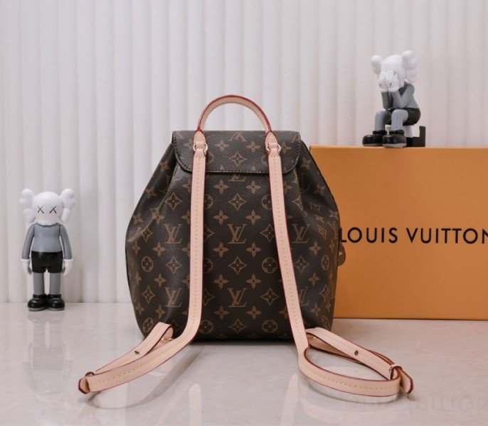 Louis Vuitton Monogram Canvas Montsouris PM Backpack angle 3