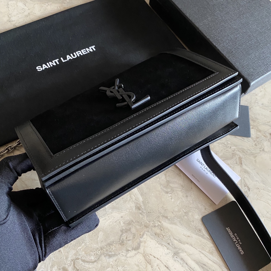 YSL Monogram All Over Camera Bag angle 5