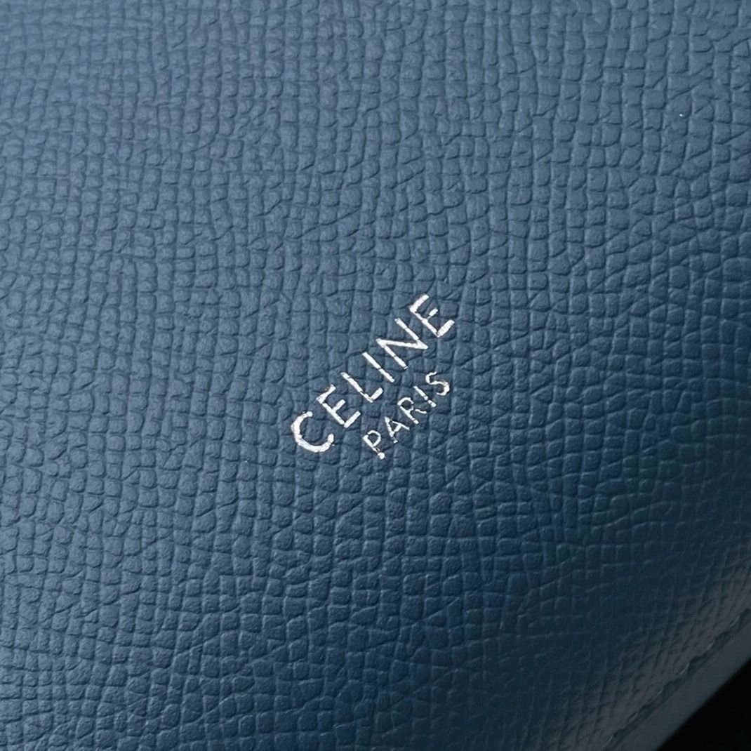 Celine Belt Nano Bag Replica in Slate Blue angle 4