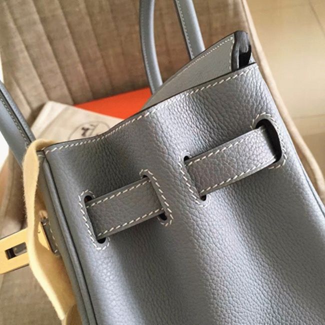 Blue Lin Hermes Birkin 30cm Premium Counterfeit Bag angle 5