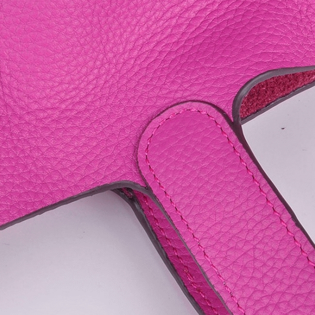 Peach fake Hermes Picotin Lock handbag angle 3