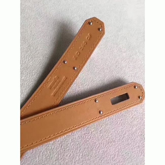 Etoupe epsom fake designer Hermes Kelly belt angle 4