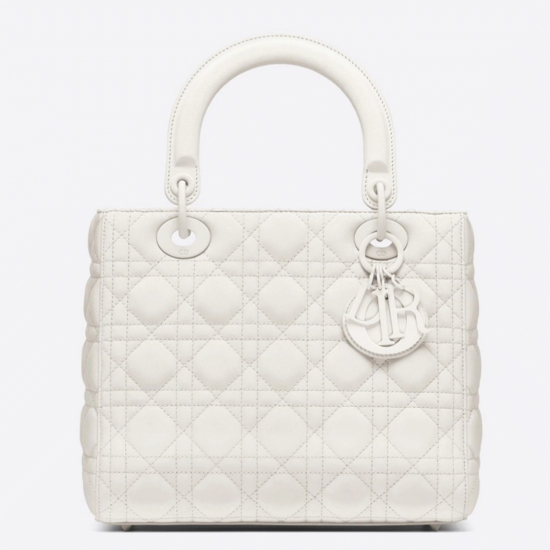 Dior Lady Dior Medium Bag Knockoff in White