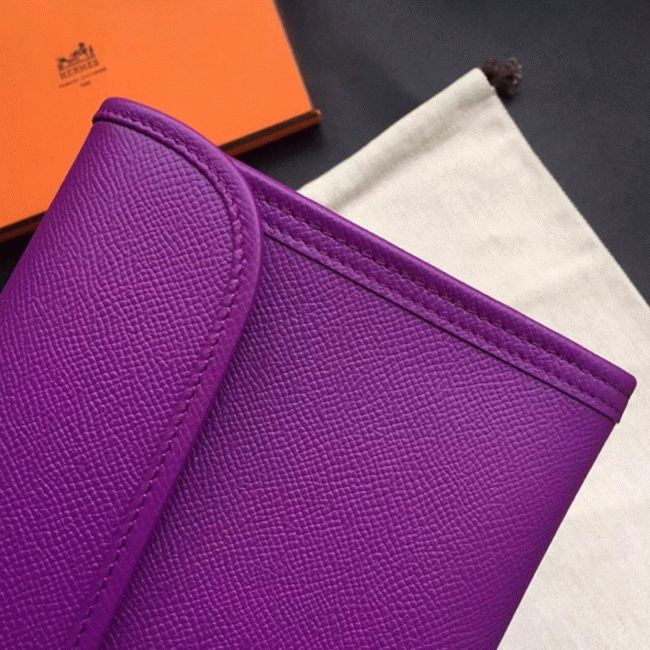 Cyclamen Replica 1:1 Hermes Jige Elan 29 Bright Pink Clutch angle 2