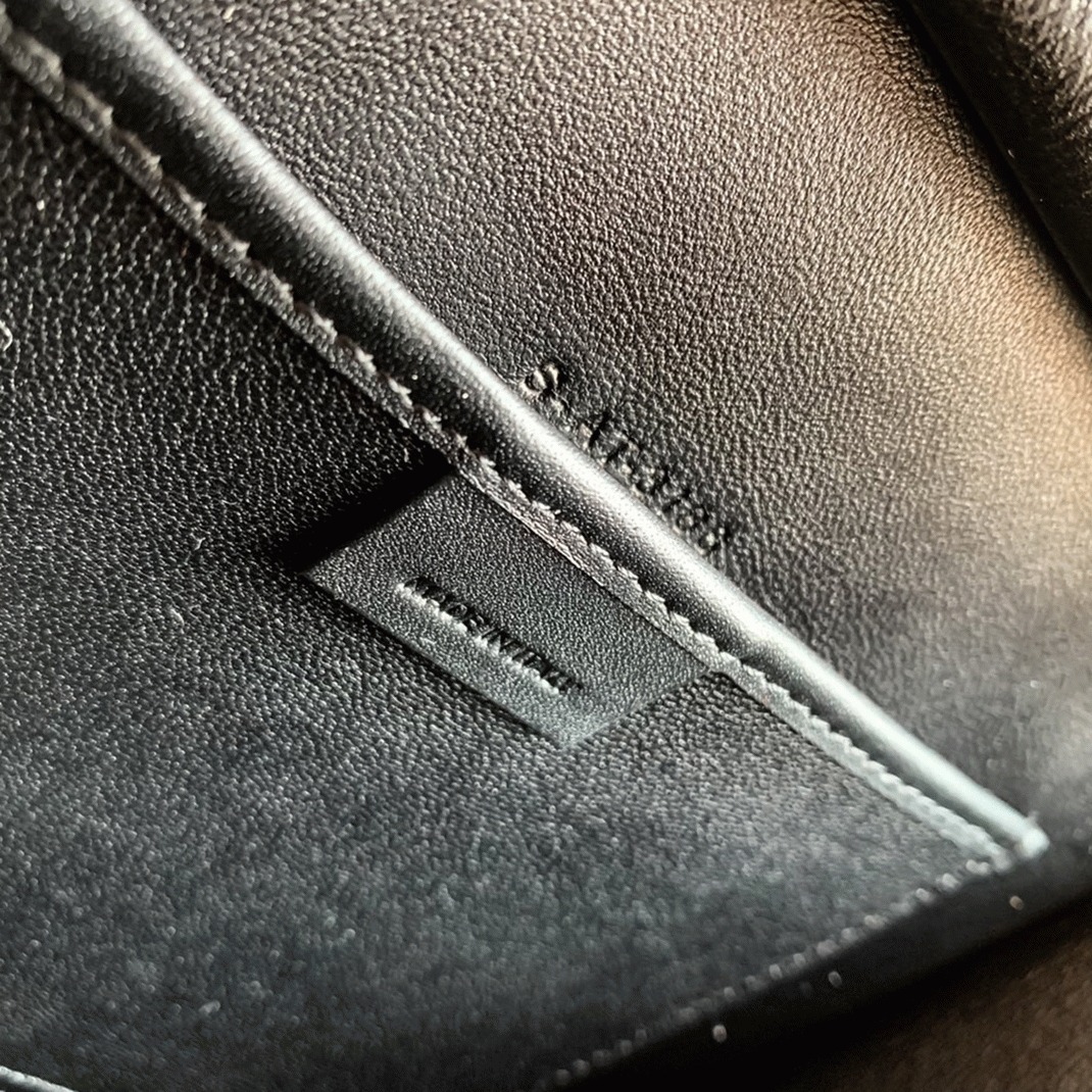 Celine Nano Luggage Tote Bag Replica in Black angle 3