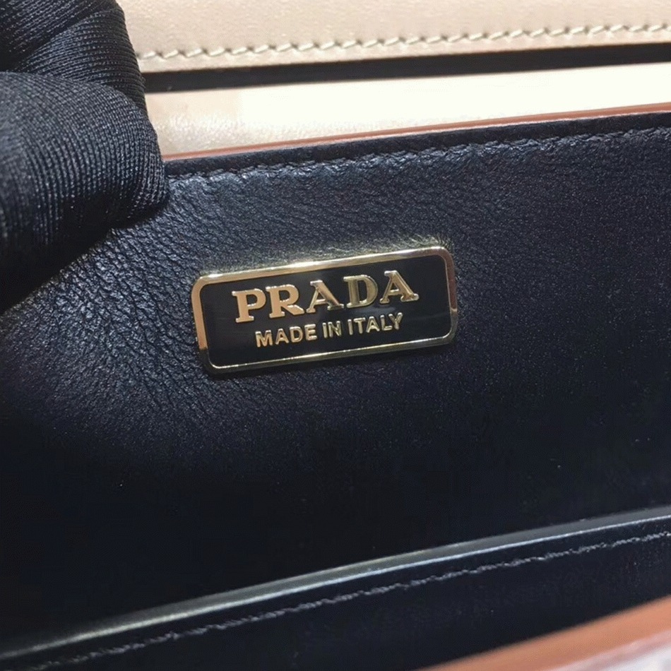 White/Black Prada Cahier Shoulder Bag Knockoff angle 2