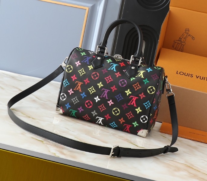 X TM Multicolored Speedy Bandouliere 25 In Black angle 2