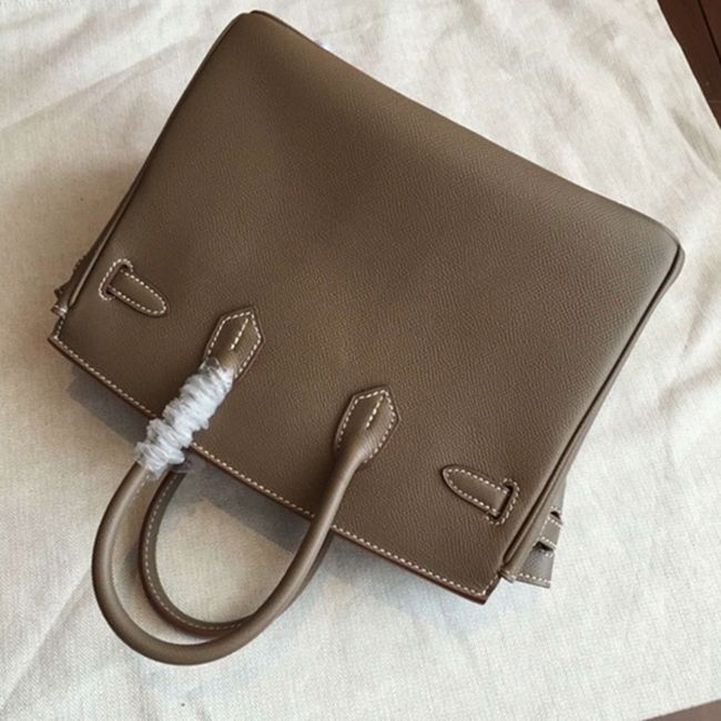 Etoupe Hermes Birkin 25cm Excellent Replica angle 2