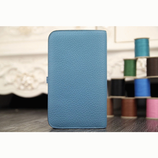 Jean blue replica Hermes Dogon combine wallet angle 4