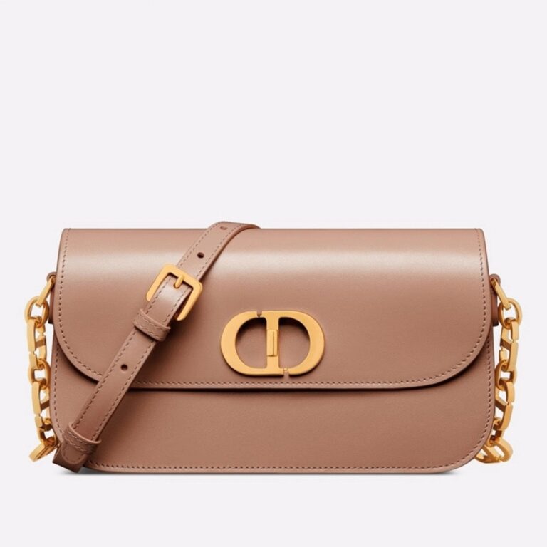 Dior 30 Montaigne Avenue Bag Fake in Heritage Pink Box Calfskin