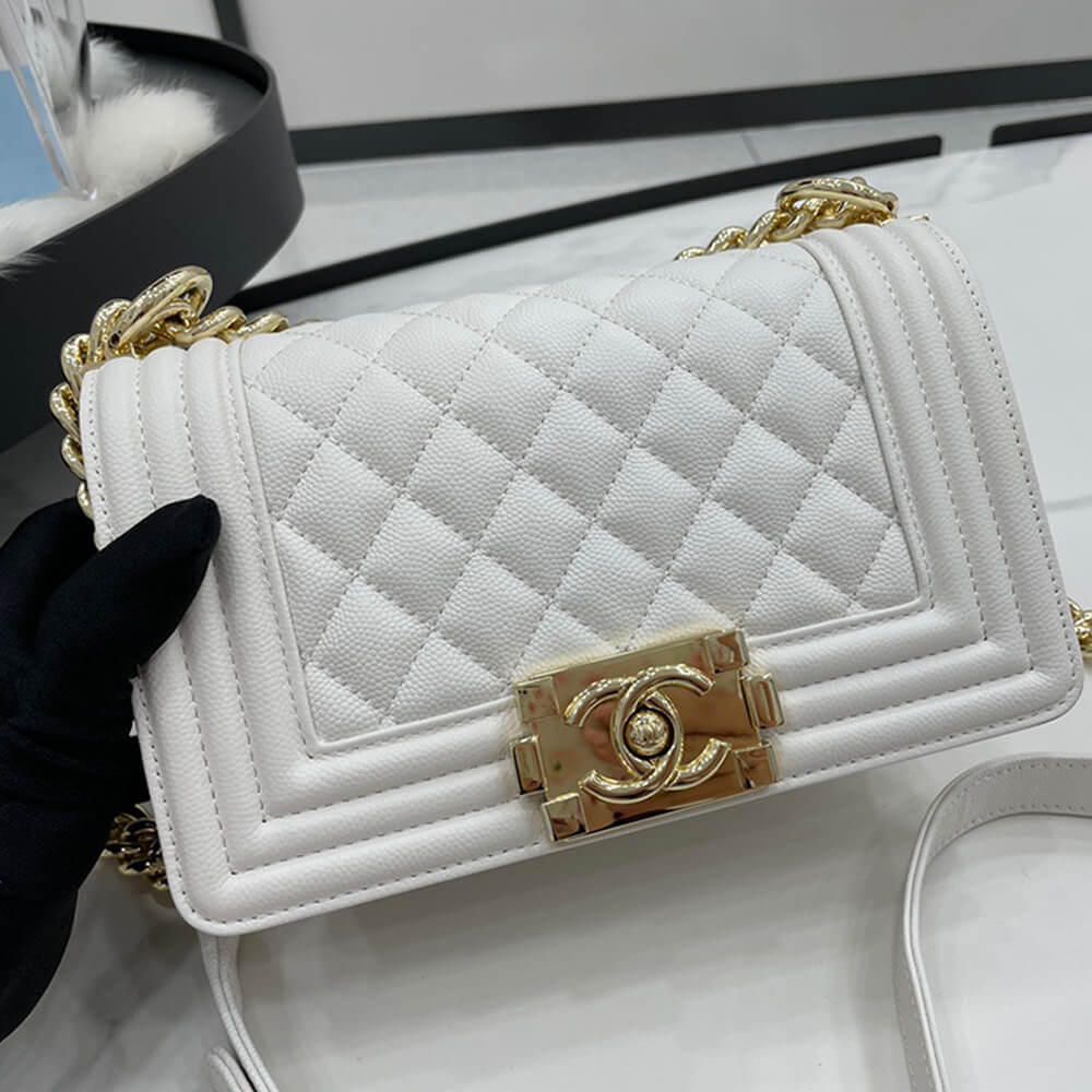 SMALL BOY CHANEL HANDBAG angle 3