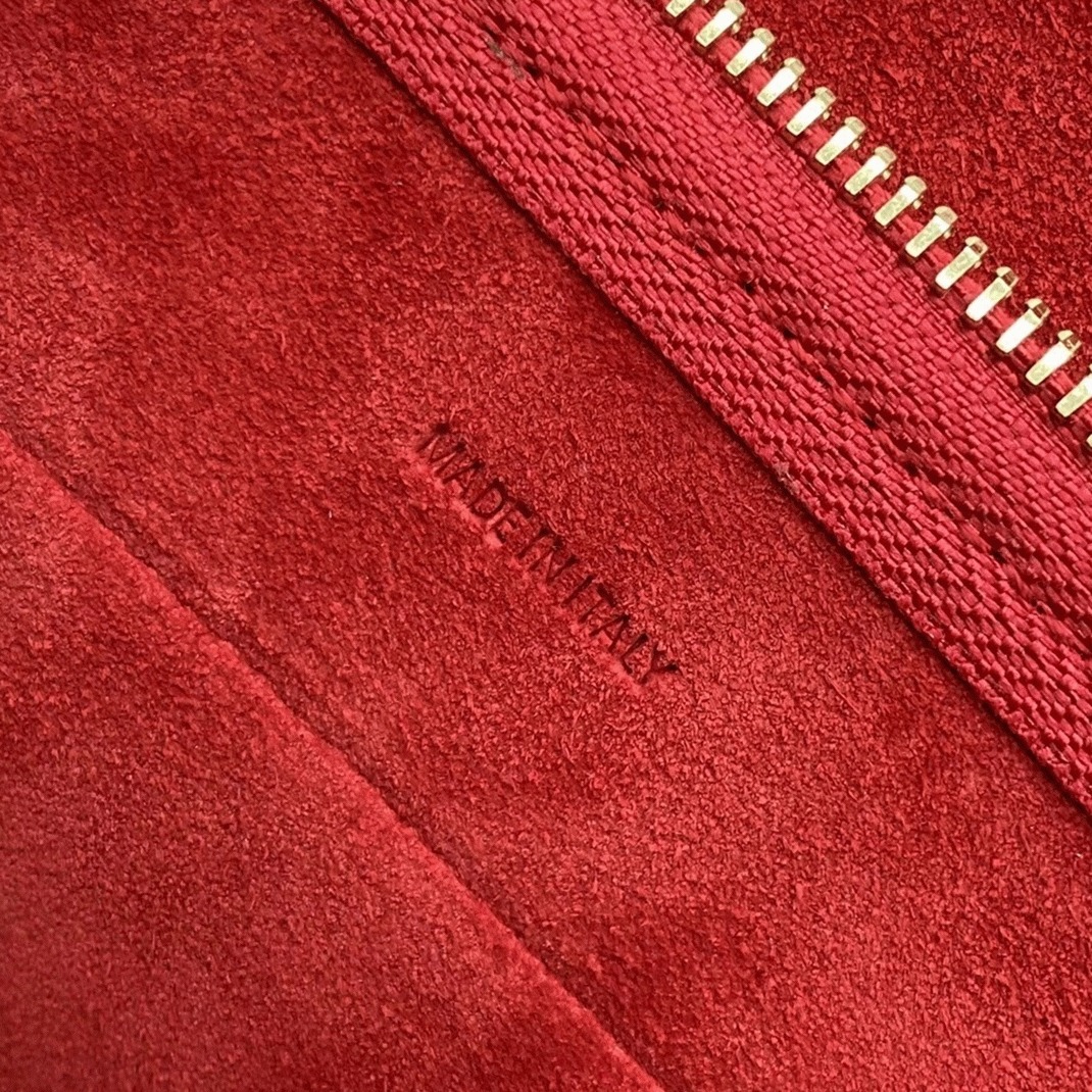 Celine Belt Nano Bag Knockoff in Red angle 2