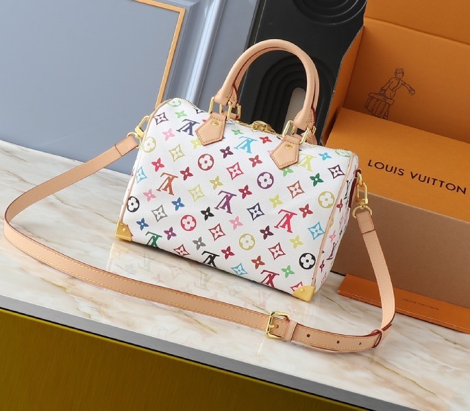 X TM Multicolored Speedy Bandouliere 25 In White angle 2