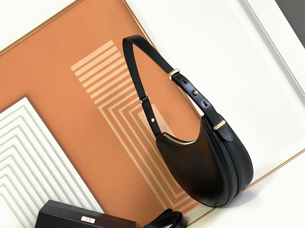 Black Prada Arque Shoulder Bag Replica angle 3