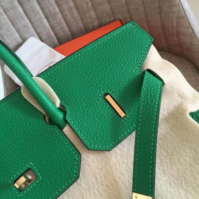Bamboo Tone Knockoff Hermes Birkin 30cm Purse angle 2