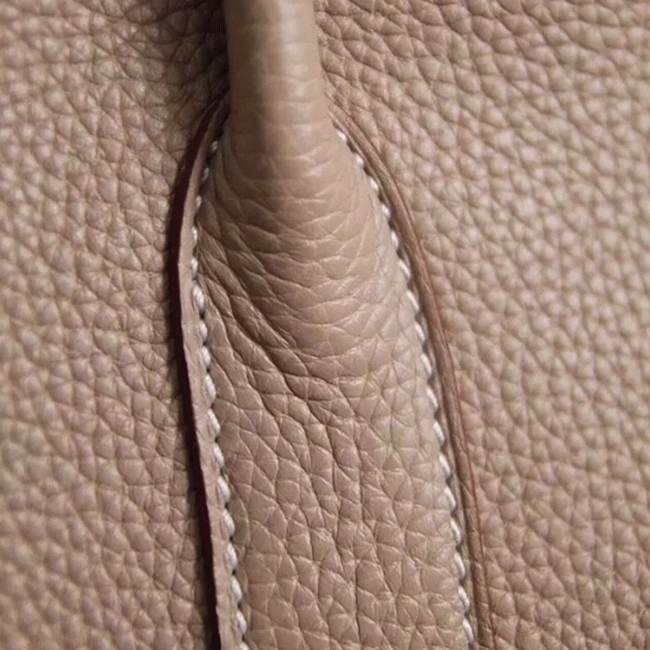 Grey Replica Hermes Garden Party 36cm Neutral-Tone Handbag angle 5