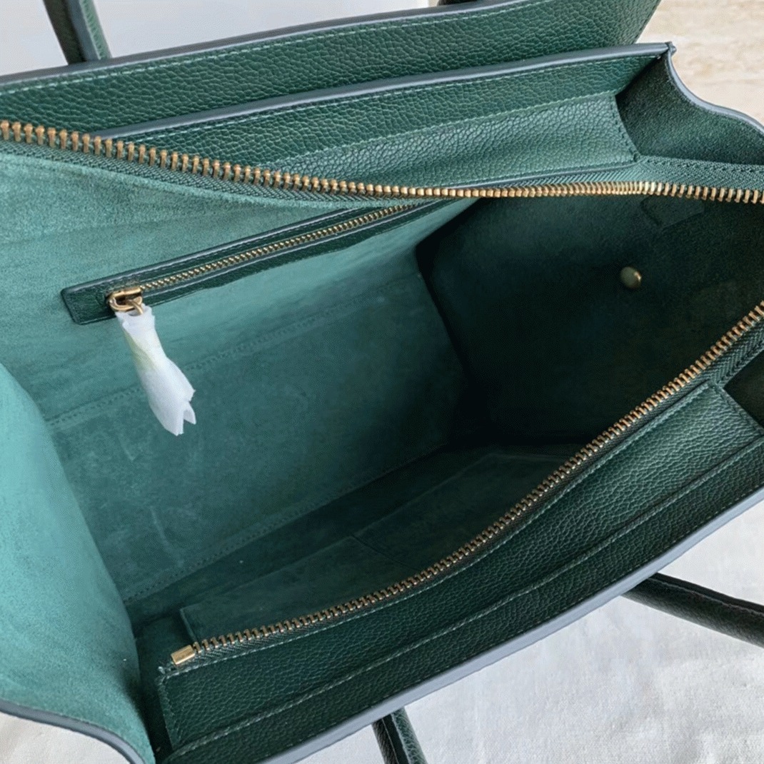 Celine Micro Luggage Tote Bag Fake in Amazone angle 3