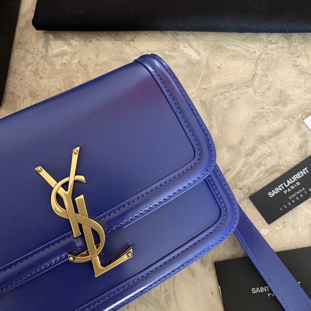 SOLFERINO SMALL SATCHEL IN LACQUERED AYERS angle 3