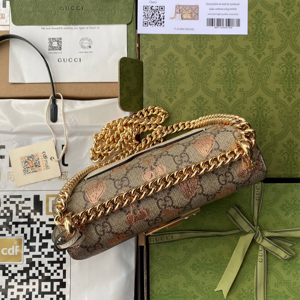 Padlock small berry shoulder bag angle 2
