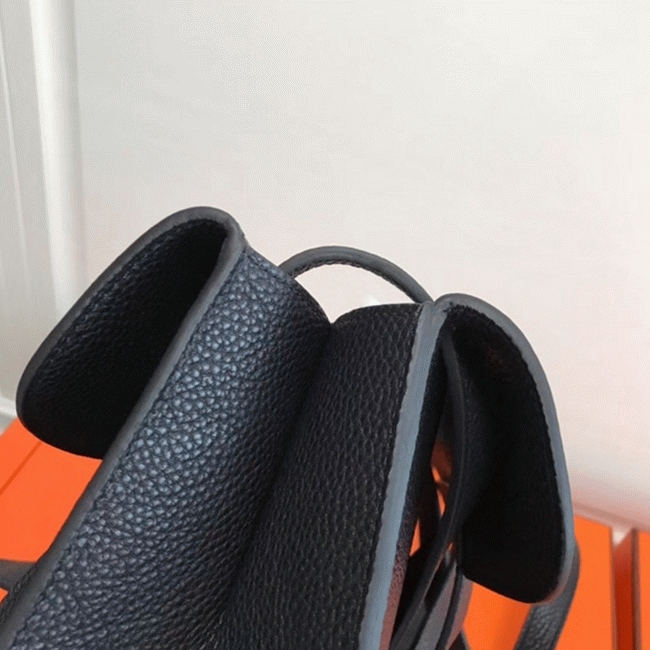 Black Replica Hermes Halzan Multi-Way Handbag angle 5