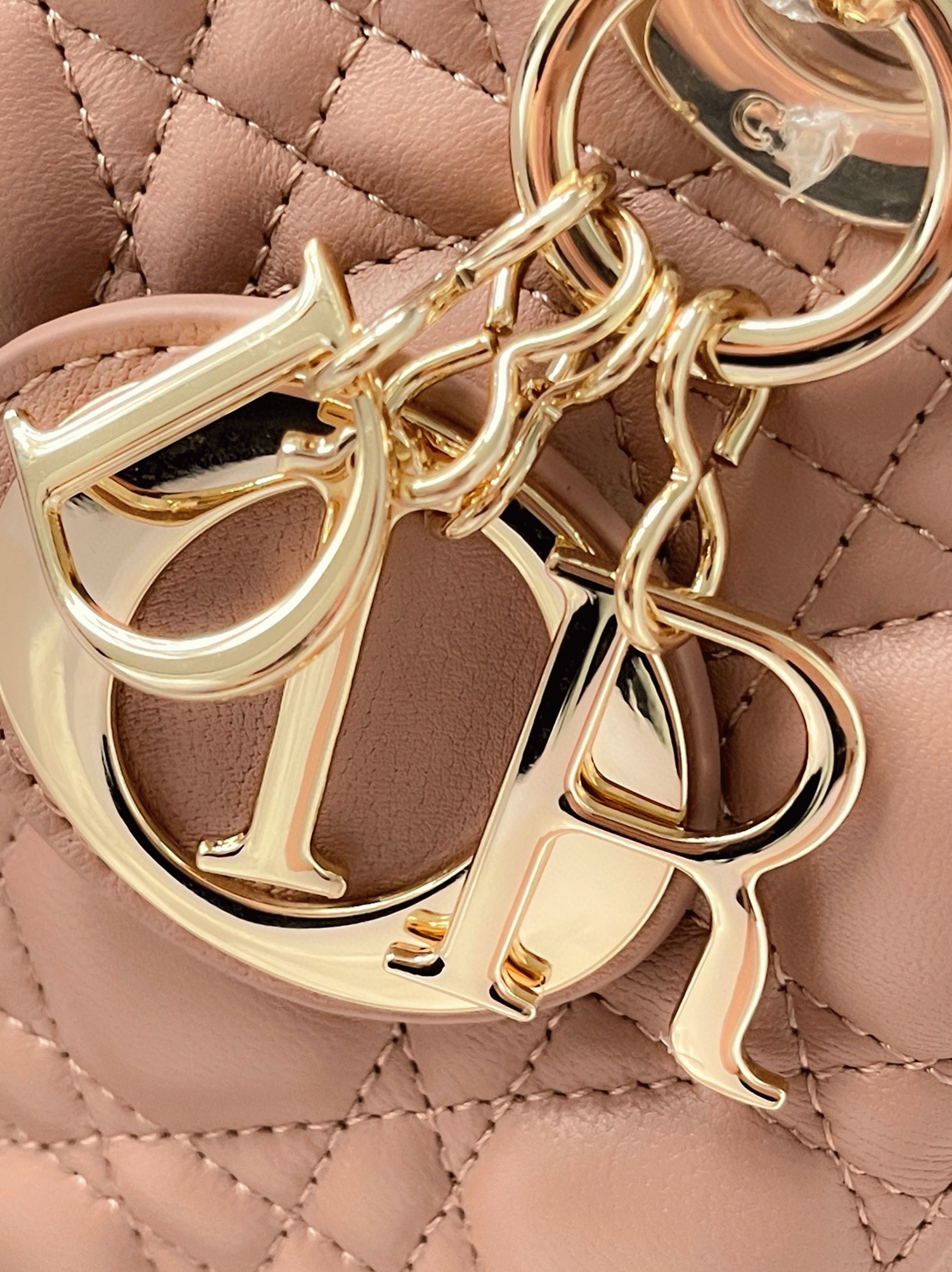 Dior Small Lady Dior My ABCDior Bag Imitation in Blush angle 2