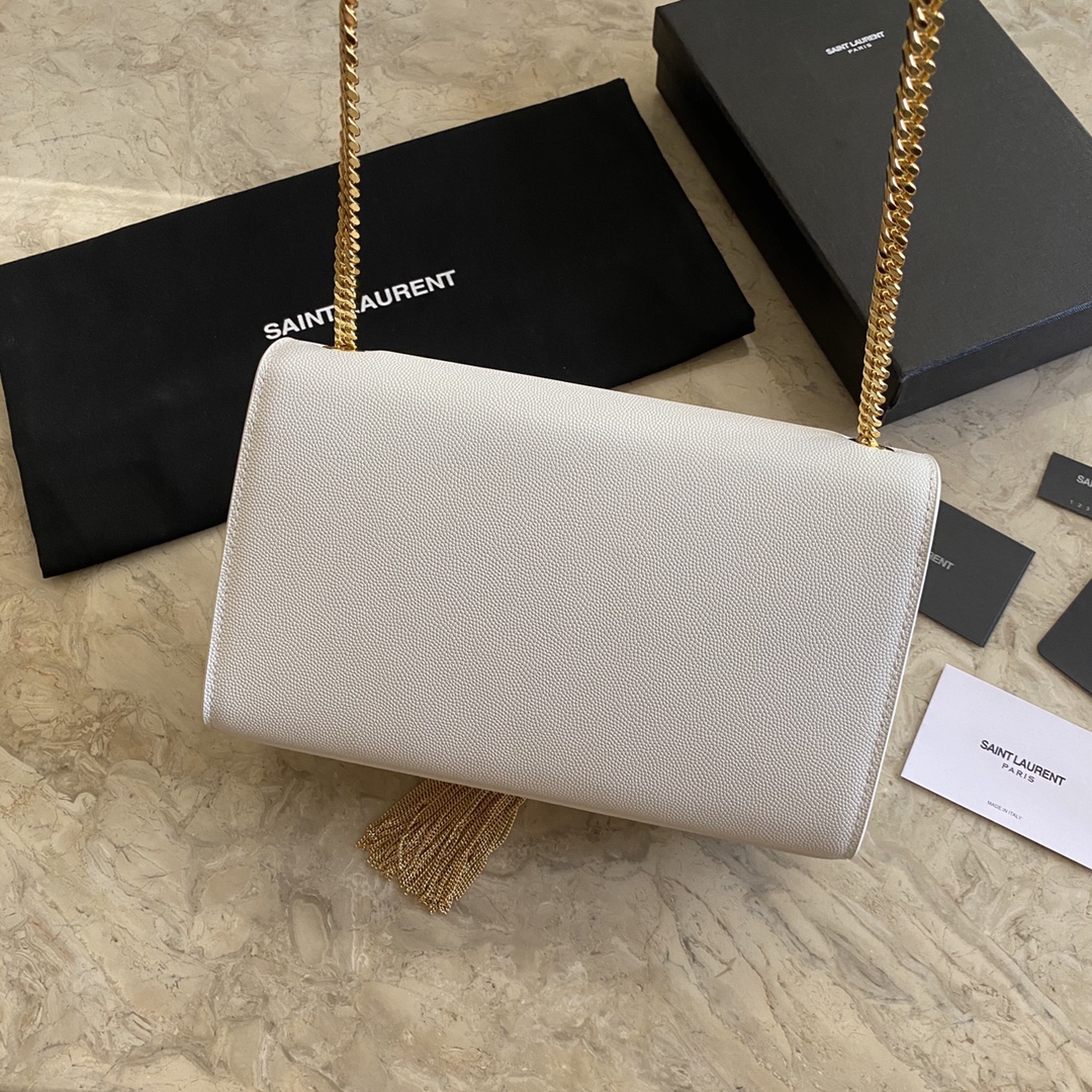 MONOGRAM CHAIN WALLET IN CROCODILE EMBOSSED SHINY LEATHER angle 5