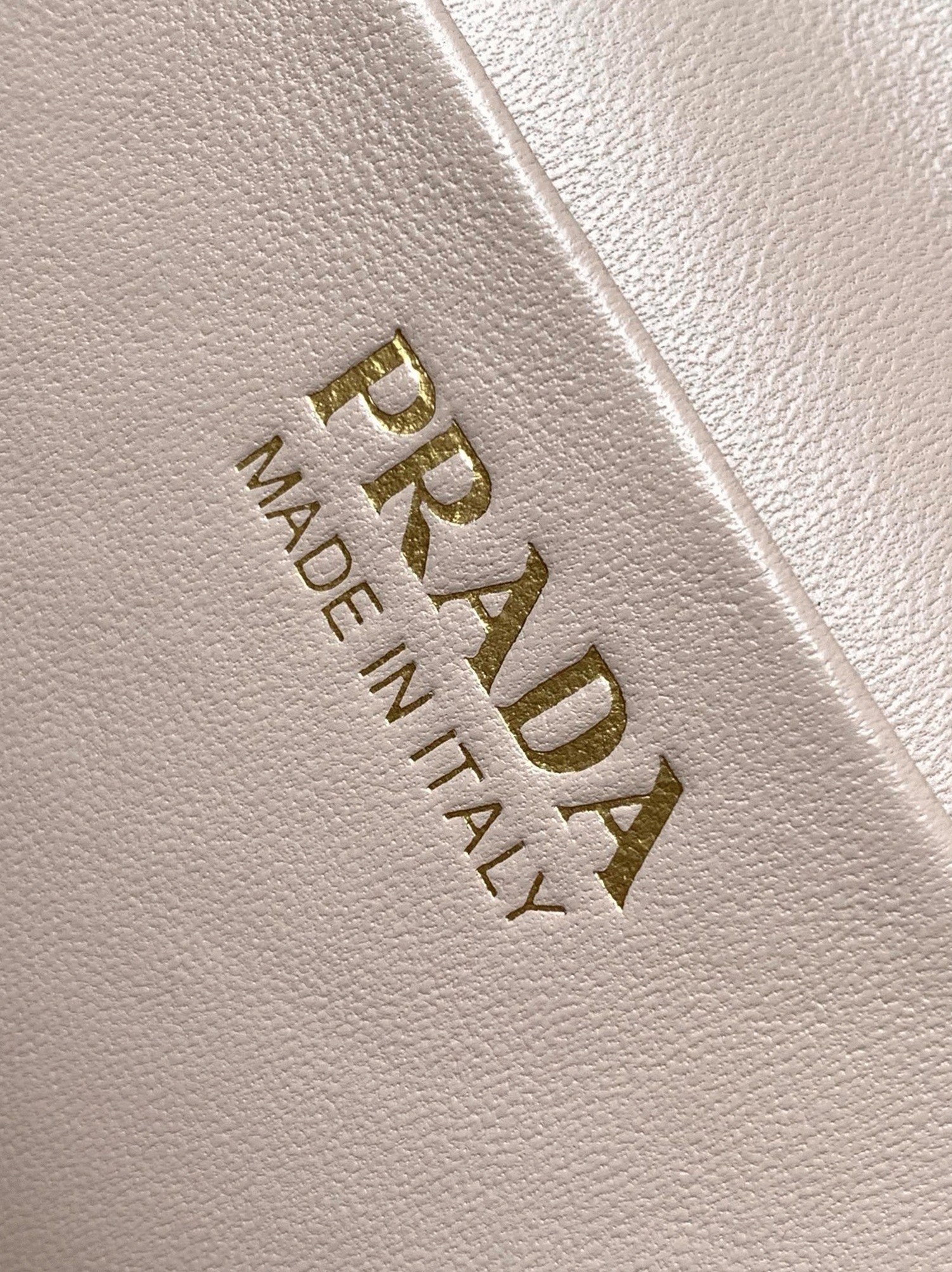 Prada Mini Vanity Bag Replica in Light Pink angle 3