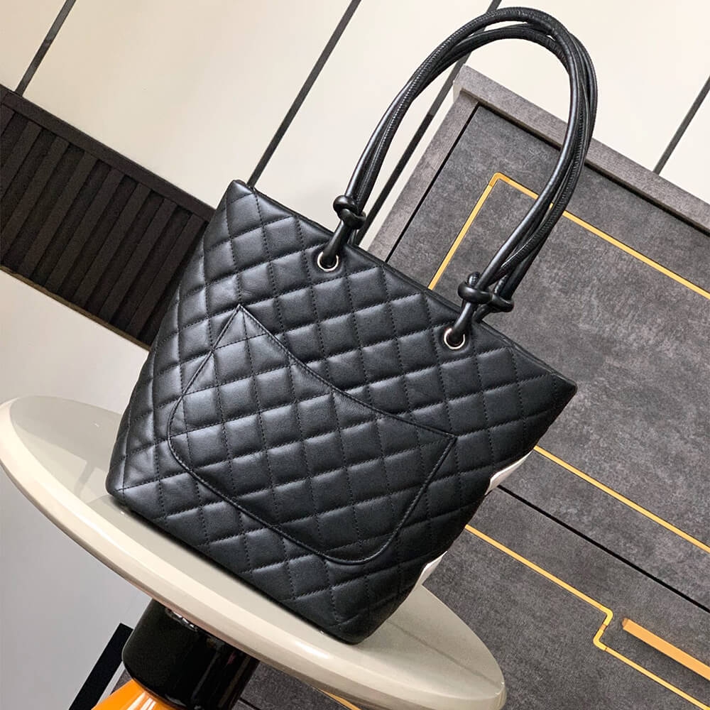 Chanel Cambon Line Medium Tote(high-end grade) angle 3