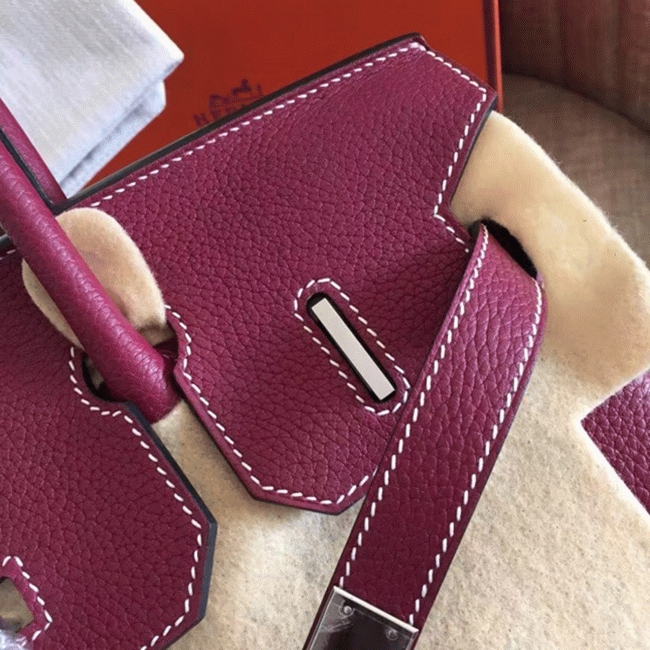 Ruby Color Designer-Inspired Hermes Birkin 35cm Replica Purse angle 3